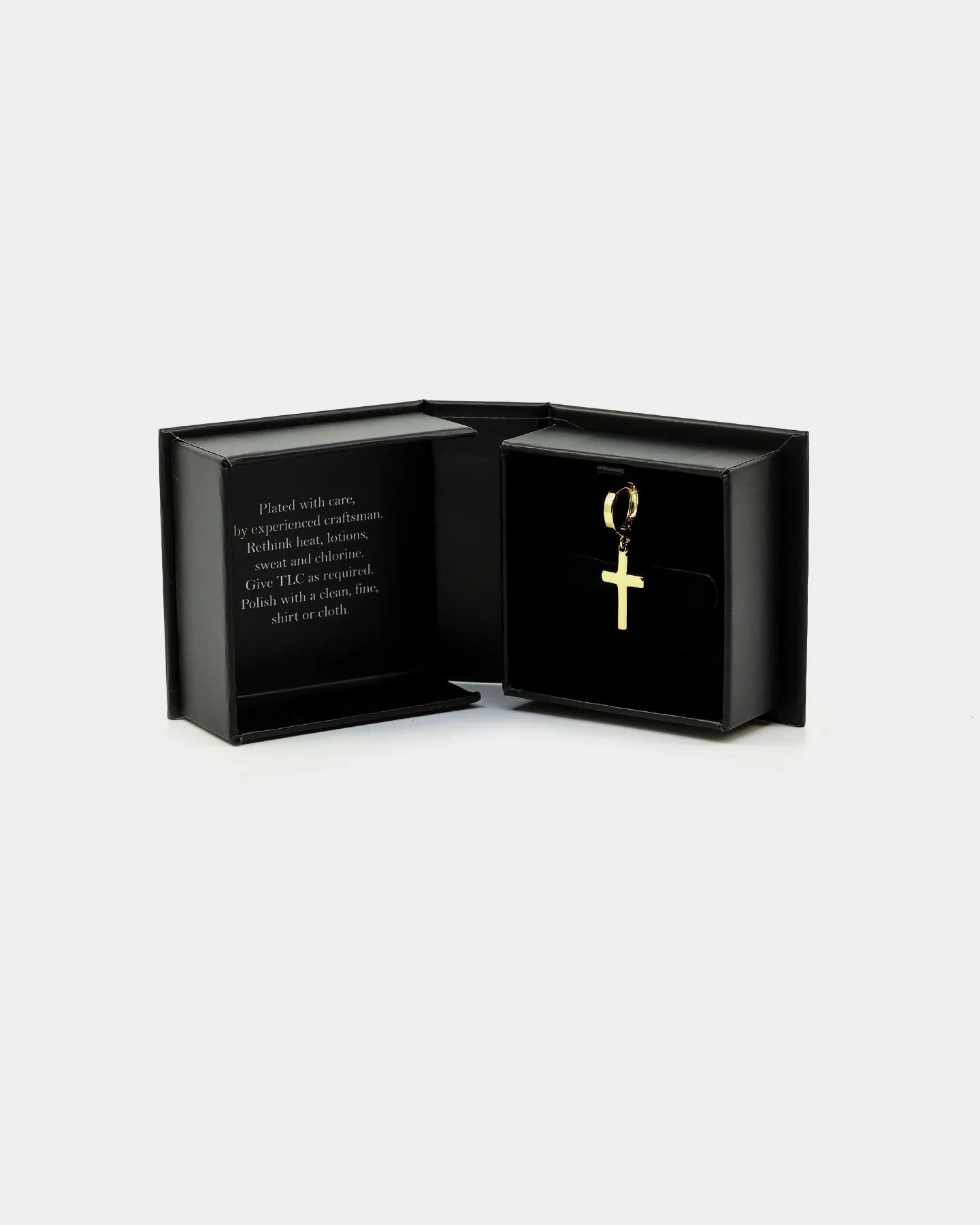NXS Mini Cross Earring Gold sold by Culture Kings product image thumbnail 3