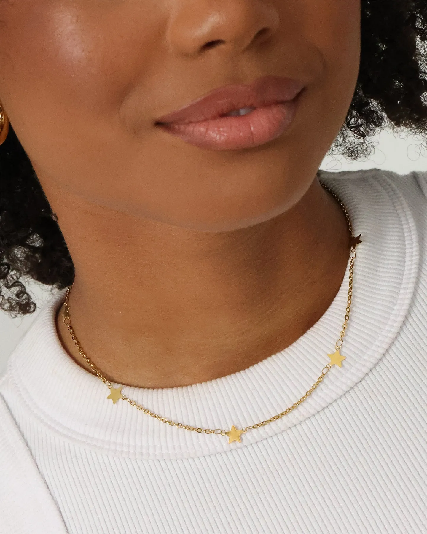 Raising Hell Women's To The Stars Necklace Gold sold by Culture Kings