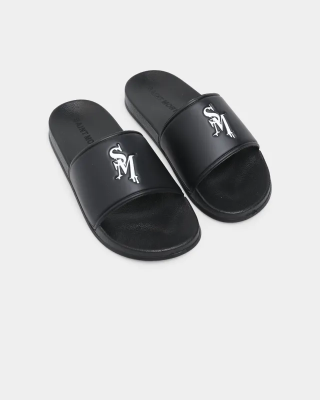 Saint Morta Icarus Slides Black/White sold by Culture Kings