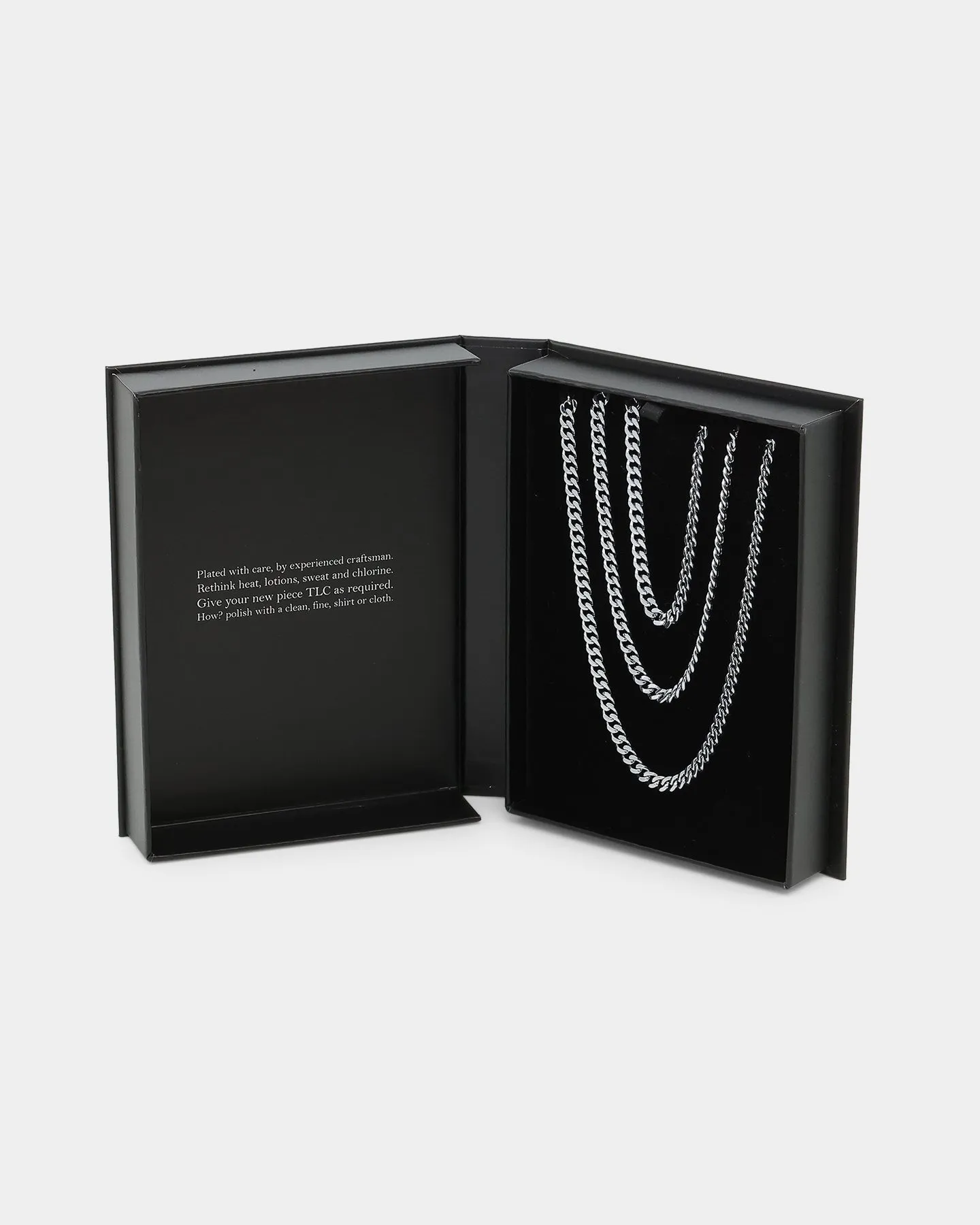 NXS 5mm Chain Link Set White Gold sold by Culture Kings product image thumbnail 3