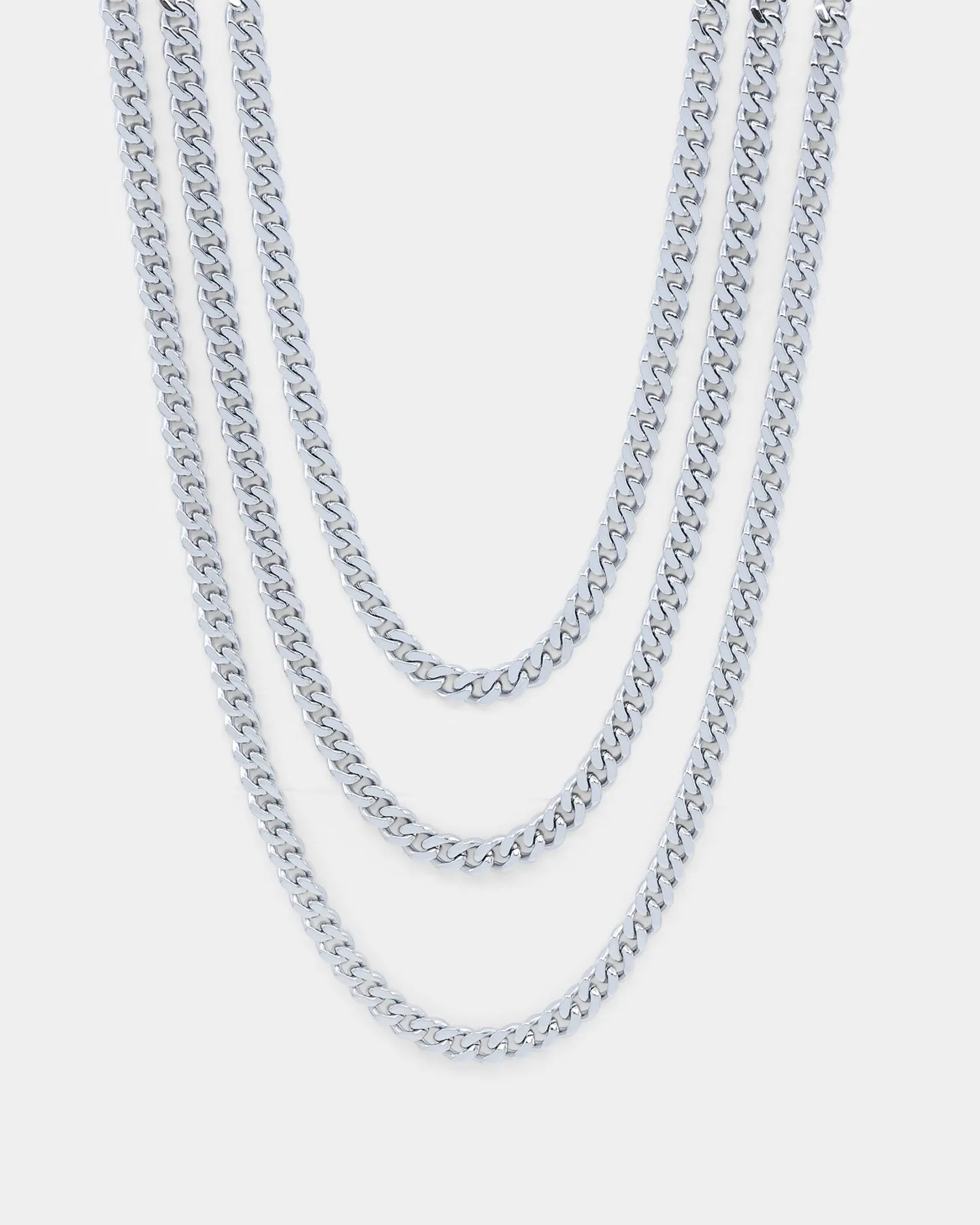 NXS 5mm Chain Link Set White Gold sold by Culture Kings product image thumbnail 2
