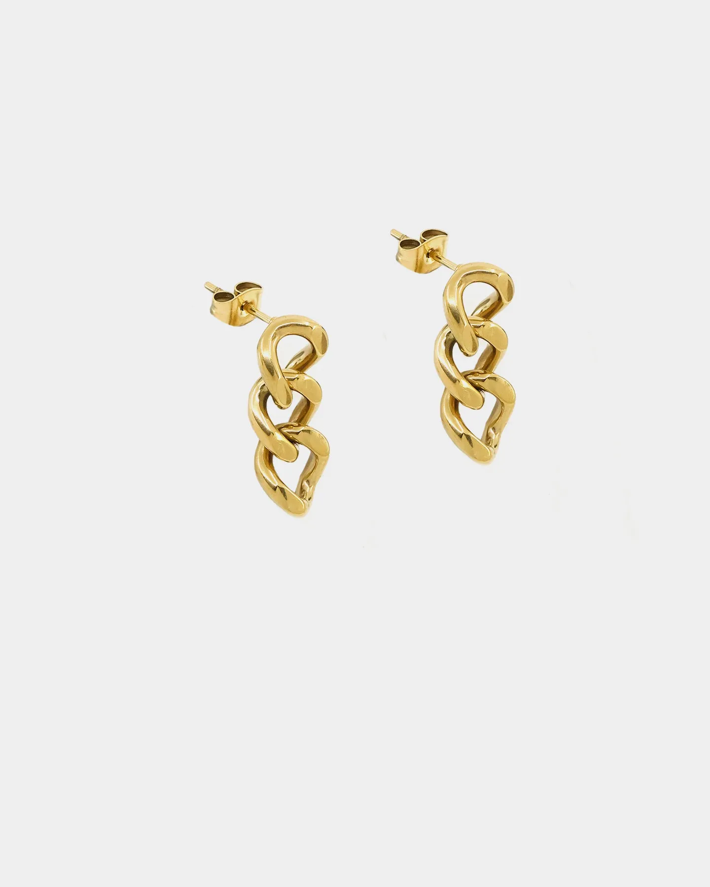 Raising Hell Miami Link Earrings Gold sold by Culture Kings product image thumbnail 4