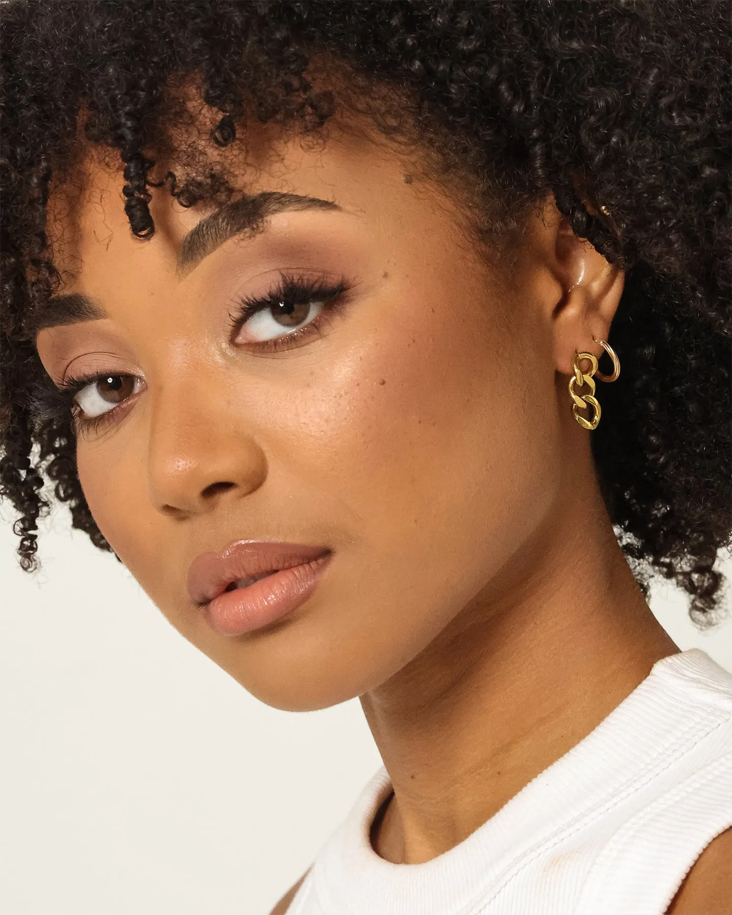 Raising Hell Miami Link Earrings Gold sold by Culture Kings product image thumbnail 3