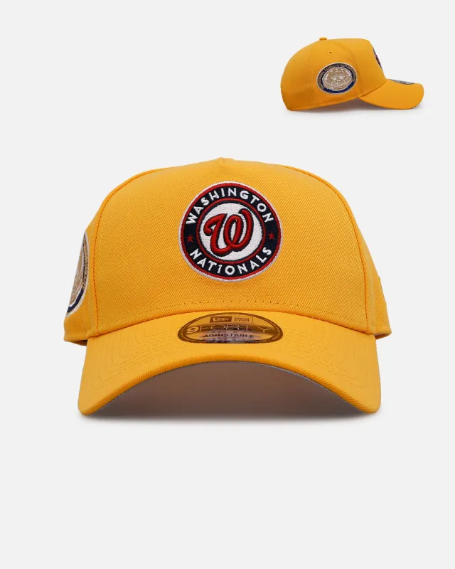New Era Washington Nationals 'Sunshine' 9FORTY A-Frame Snapback Canary sold by Culture Kings