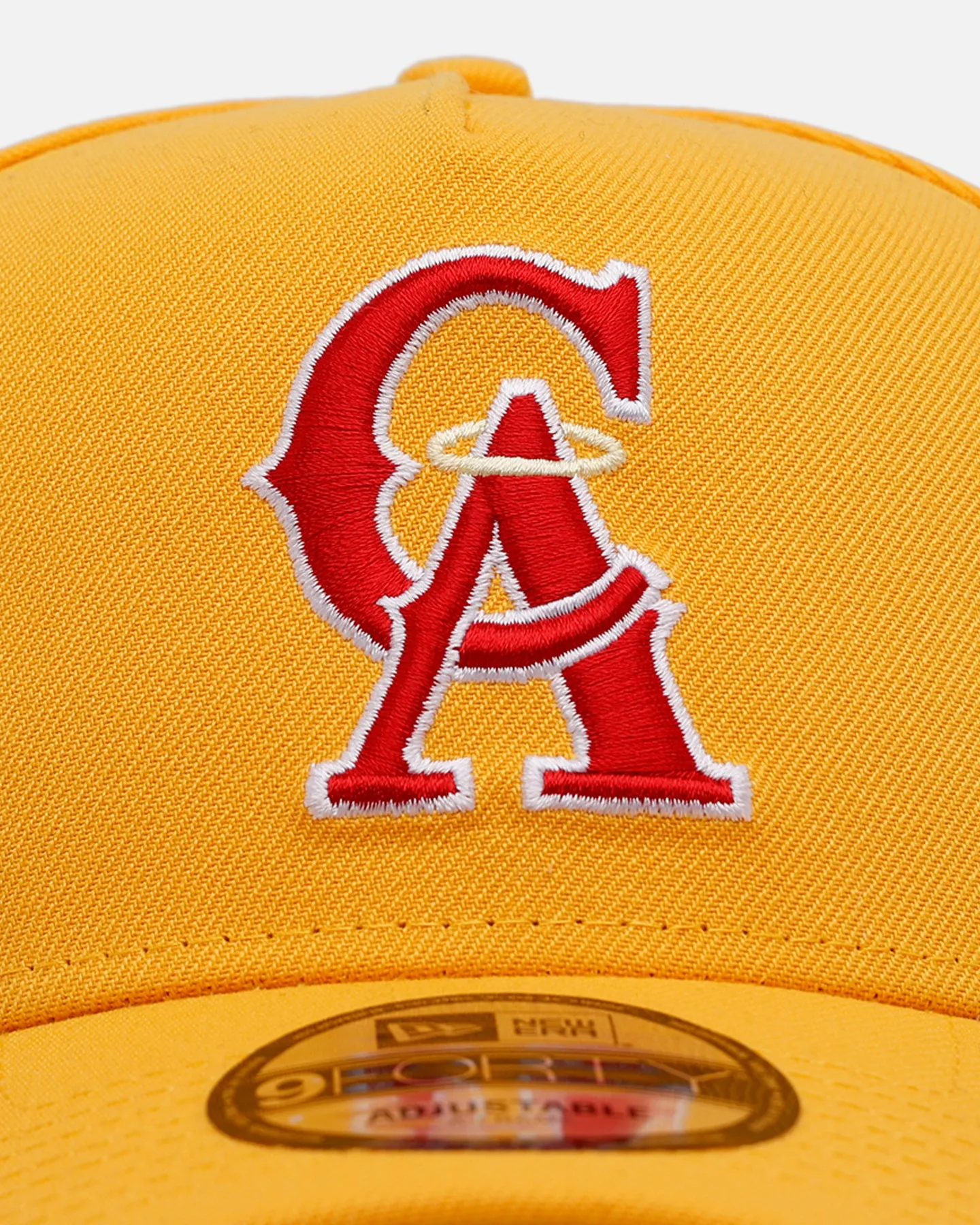 New Era California Angels 'Sunshine' 9FORTY A-Frame Snapback Canary sold by Culture Kings product image thumbnail 5