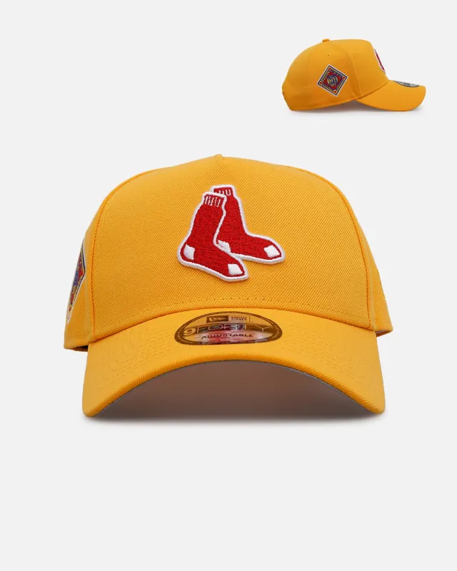 New Era Boston Red Sox 'Sunshine' 9FORTY A-Frame Snapback Canary sold by Culture Kings