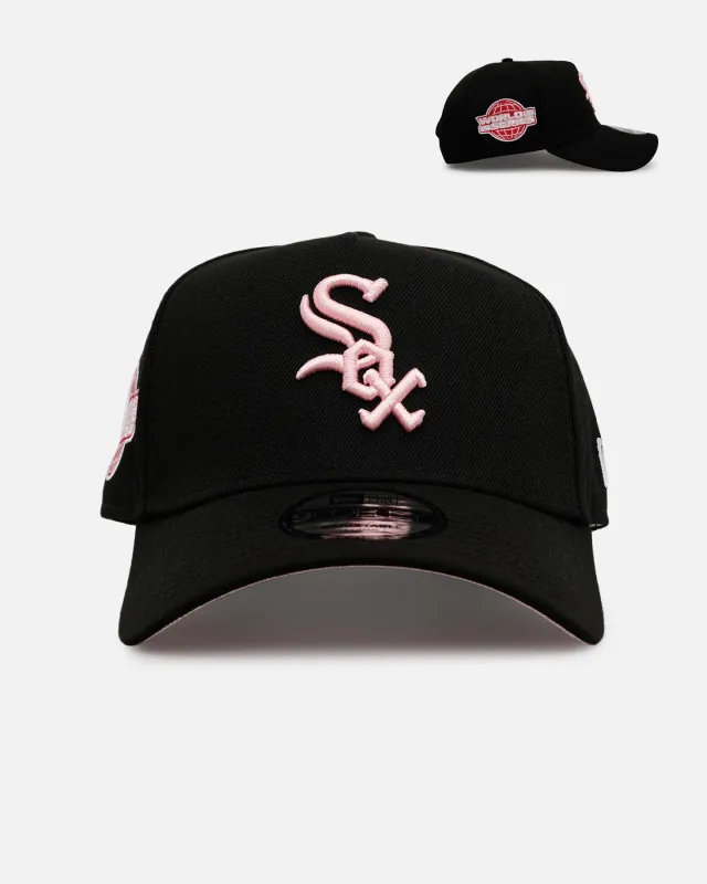 New Era Chicago White Sox 'Black And Pink' 9FORTY A-Frame Snapback Black/Pink sold by Culture Kings