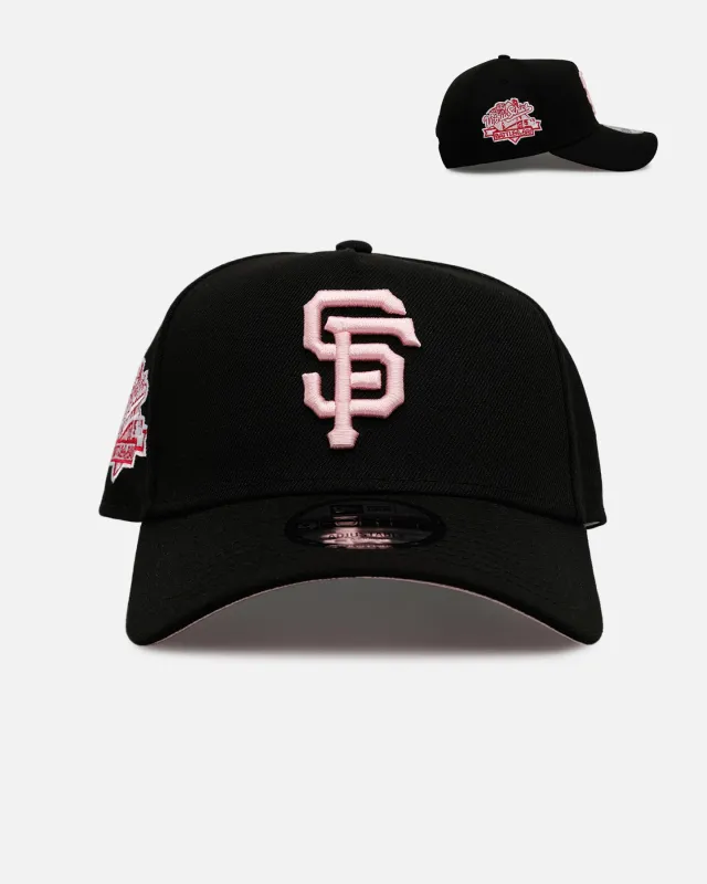 New Era San Francisco Giants 'Black And Pink' 9FORTY A-Frame Snapback Black/Pink sold by Culture Kings