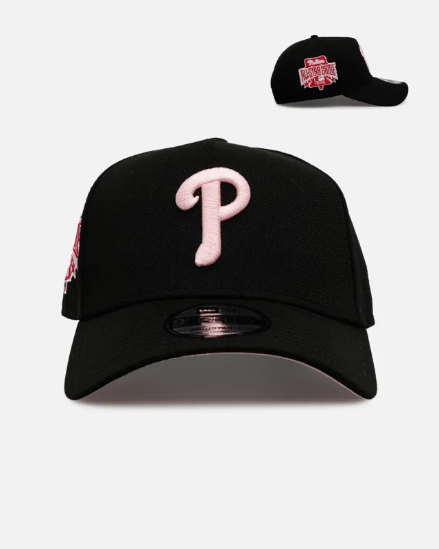 New Era Philadelphia Phillies 'Black And Pink' 9FORTY A-Frame Snapback Black/Pink sold by Culture Kings