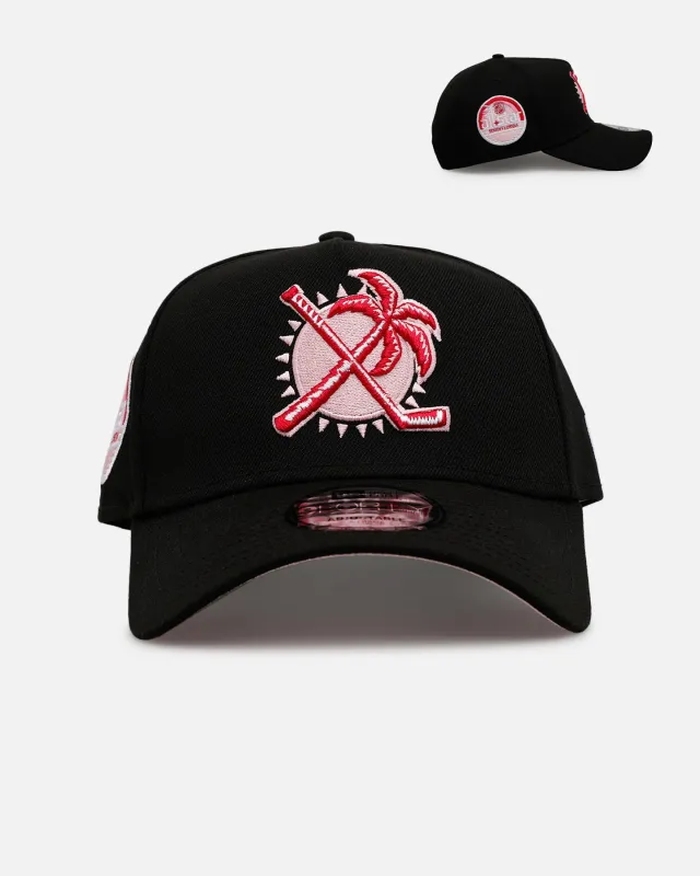 New Era Florida Panthers 'Black And Pink' 9FORTY A-Frame Snapback Black/Pink sold by Culture Kings