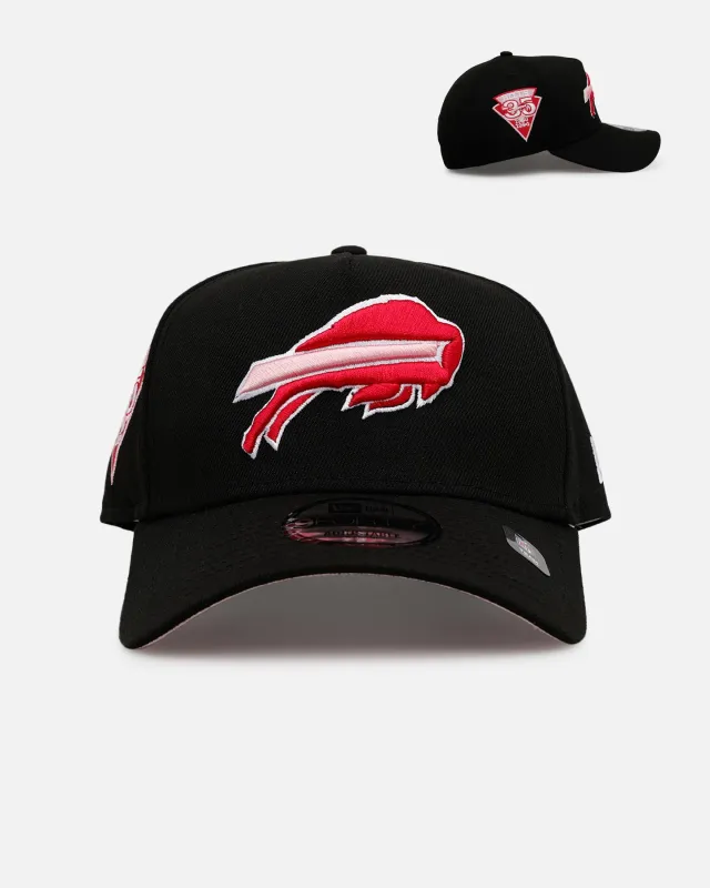 New Era Buffalo Bills 'Black And Pink' 9FORTY A-Frame Snapback Black/Pink sold by Culture Kings