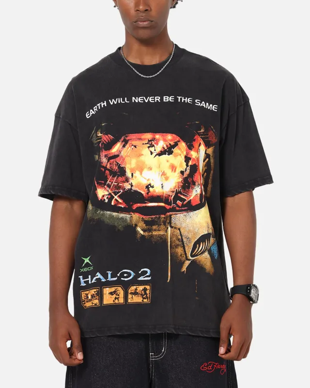 73Studio X Halo Halo 2 Masterchief Vintage T-Shirt Off Black sold by Culture Kings