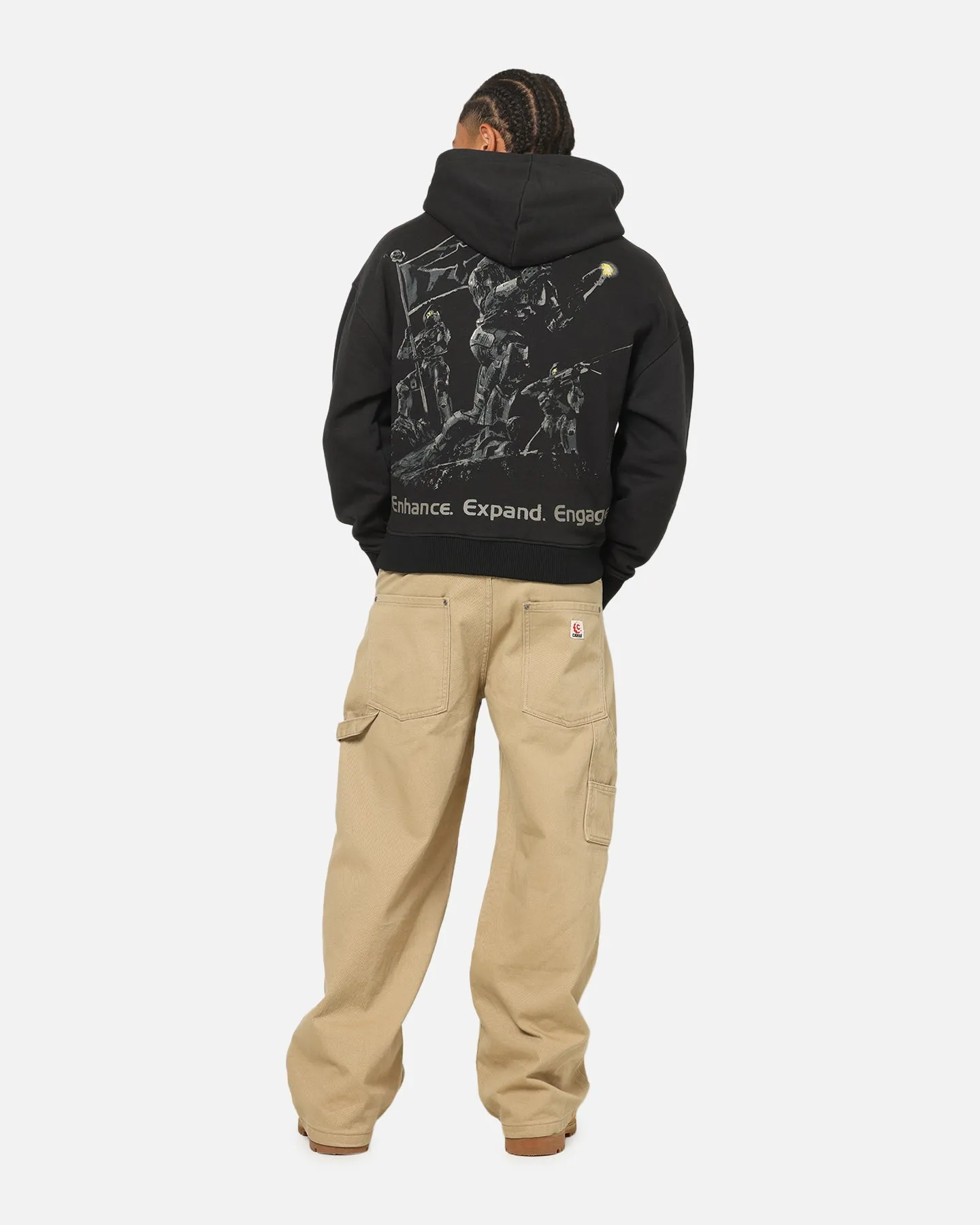 73Studio X Halo 2 Multiplayer Zip Hoodie Vintage Black sold by Culture Kings product image thumbnail 4