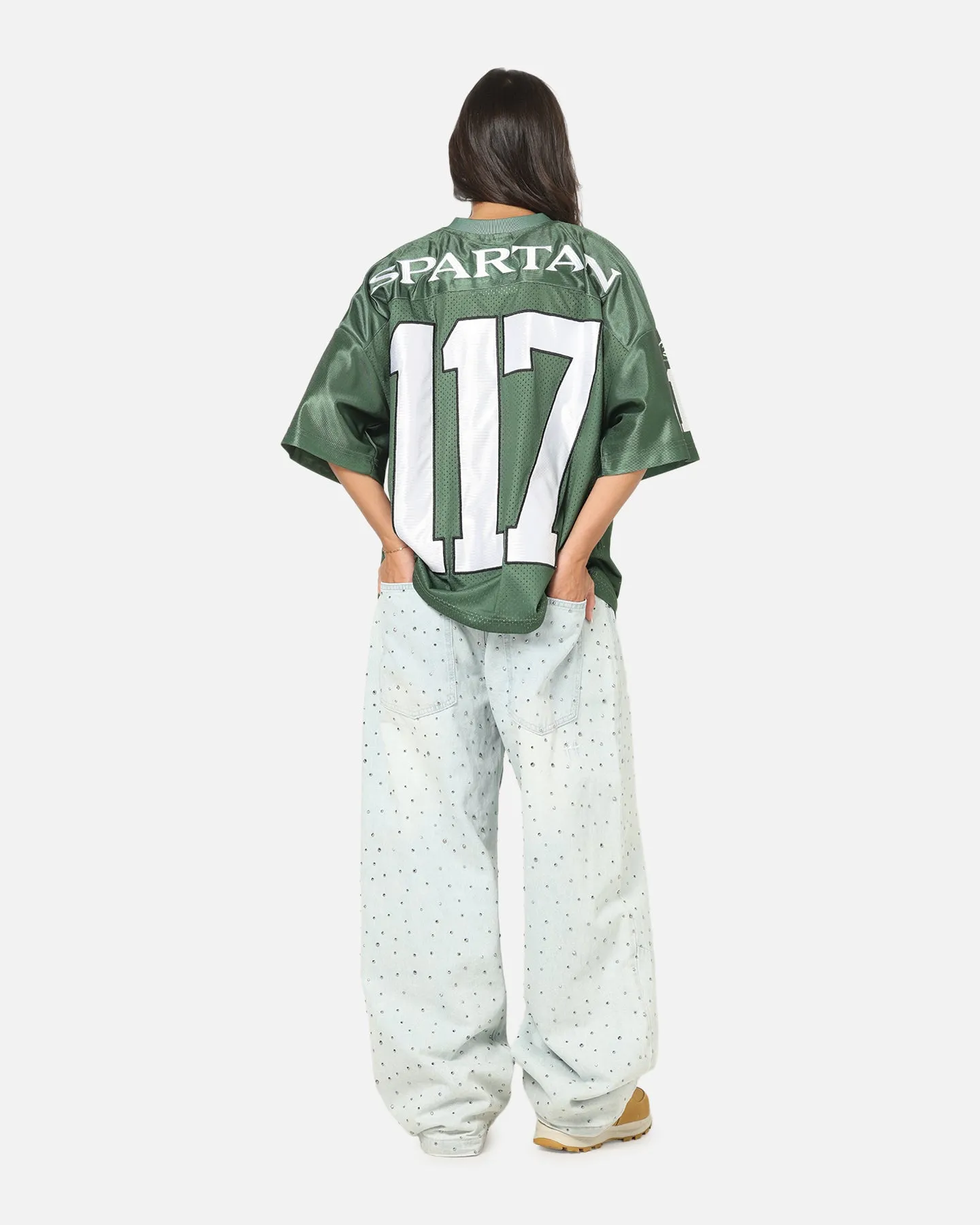 73Studio X Halo 2 Spartan 117 Football Jersey Forest Green sold by Culture Kings product image thumbnail 4