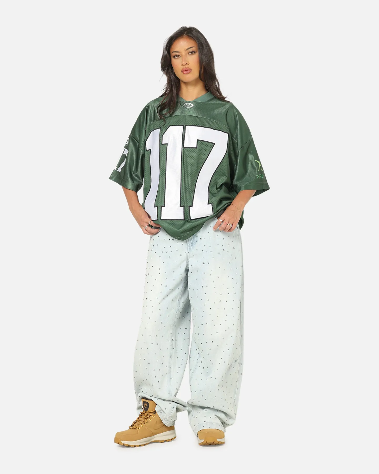 73Studio X Halo 2 Spartan 117 Football Jersey Forest Green sold by Culture Kings product image thumbnail 3