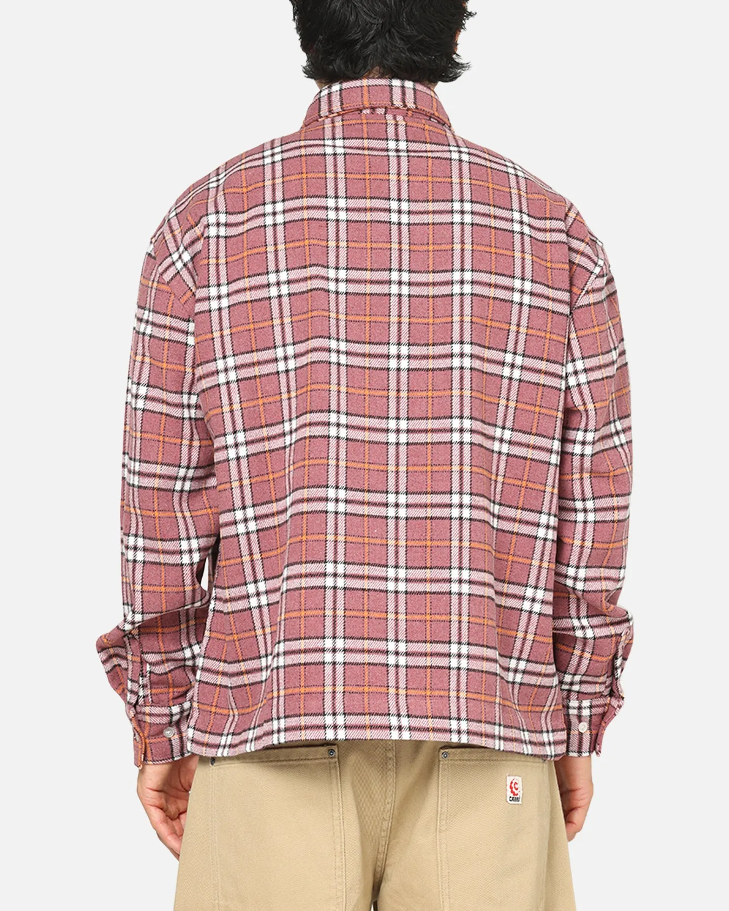 Carre Workwear Long Sleeve Button Up Shirt Pink sold by Culture Kings product image thumbnail 3