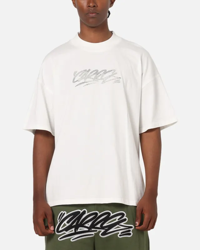 Carre Cross Stitch T-Shirt Off White sold by Culture Kings