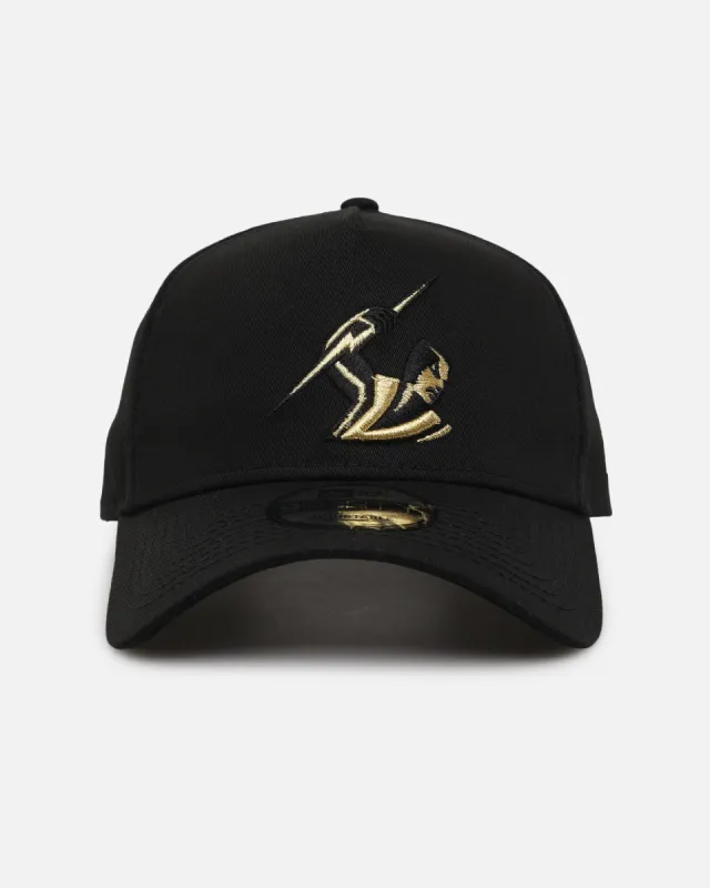 New Era Melbourne Storm 9FORTY A-Frame Snapback Black/Gold sold by Culture Kings