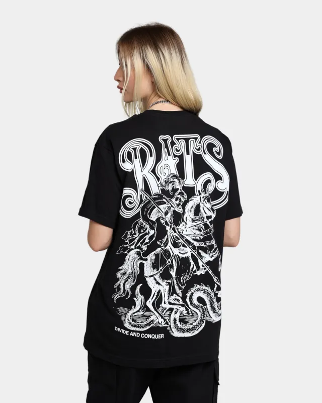 Rats Get Fat Divide And Conquer T-Shirt Black sold by Culture Kings