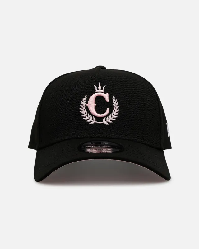 New Era X Culture Kings 'Black & Pink' 9FORTY A-Frame Snapback Black/Pink sold by Culture Kings