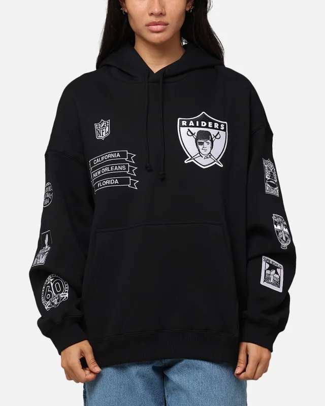 Mitchell & Ness Los Angeles Raiders History Hoodie Faded Black sold by Culture Kings