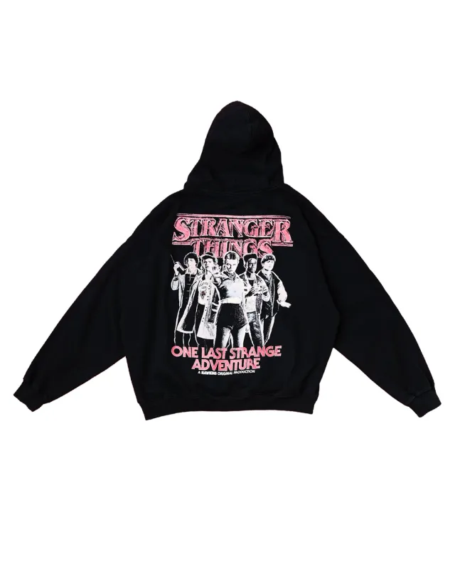 73Studio X Stranger Things Hawkins Heroes Hoodie Black sold by Culture Kings