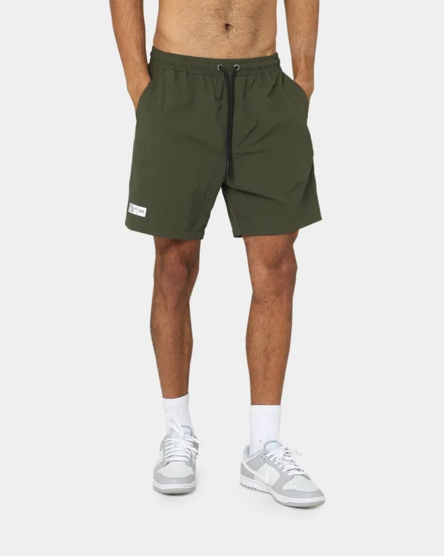 DOPE Miami Nylon Shorts Forest Green sold by Culture Kings