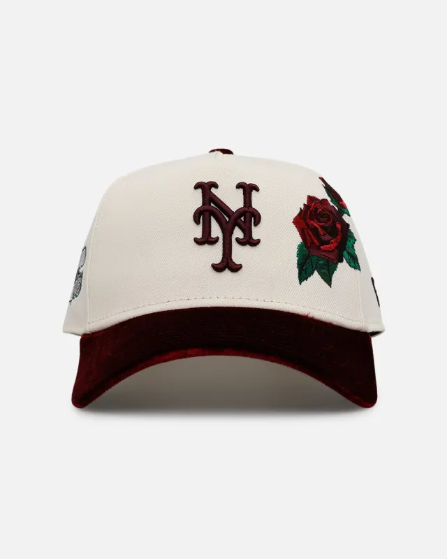 New Era New York Mets 'Velvet Roses' 9FORTY A-Frame Snapback Chrome sold by Culture Kings