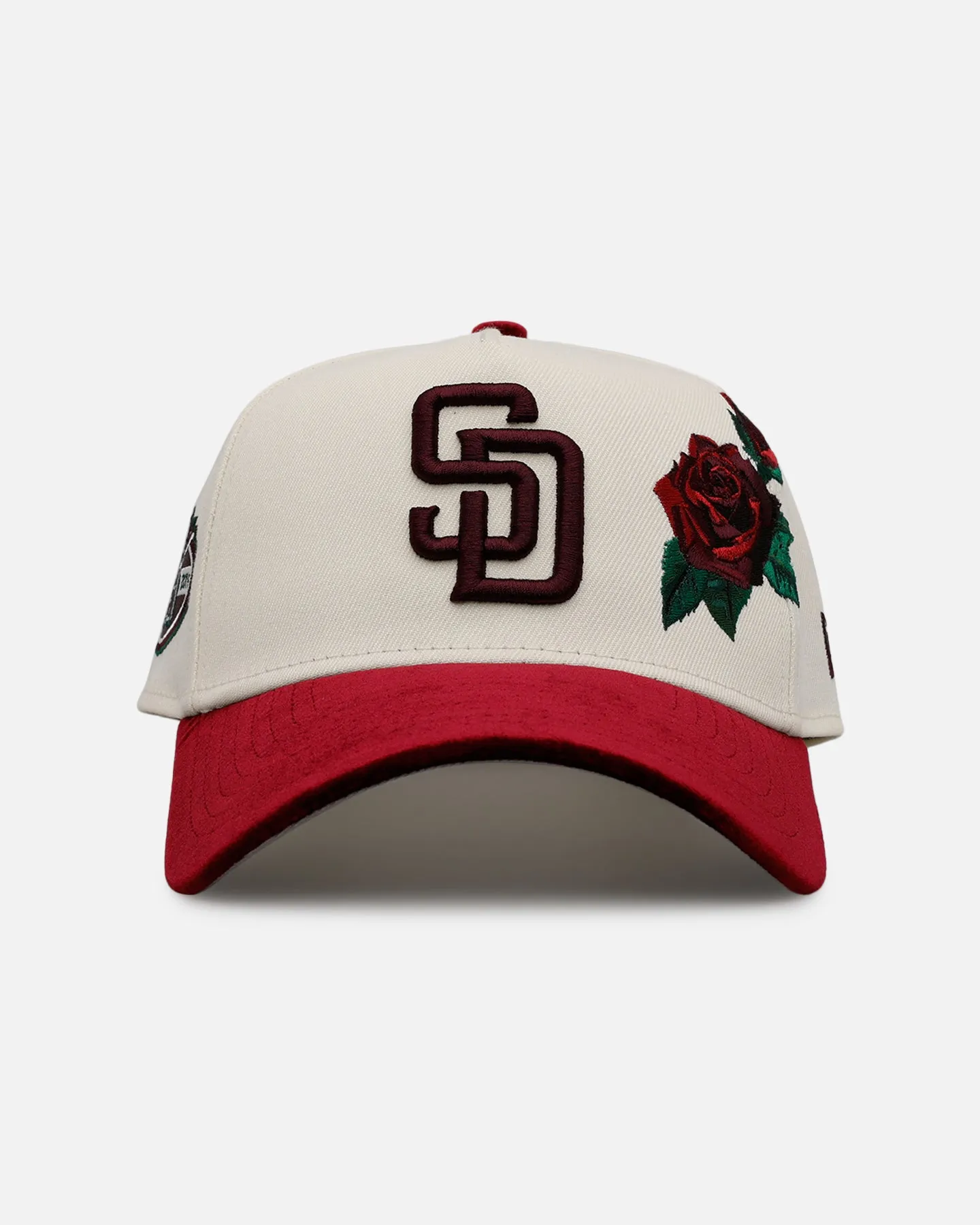 New Era San Diego Padres 'Velvet Roses' 9FORTY A-Frame Snapback Chrome sold by Culture Kings