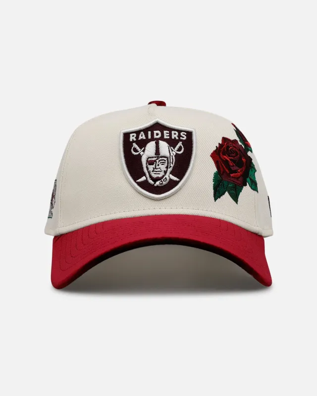 New Era Las Vegas Raiders 'Velvet Roses' 9FORTY A-Frame Snapback Chrome made by New Era