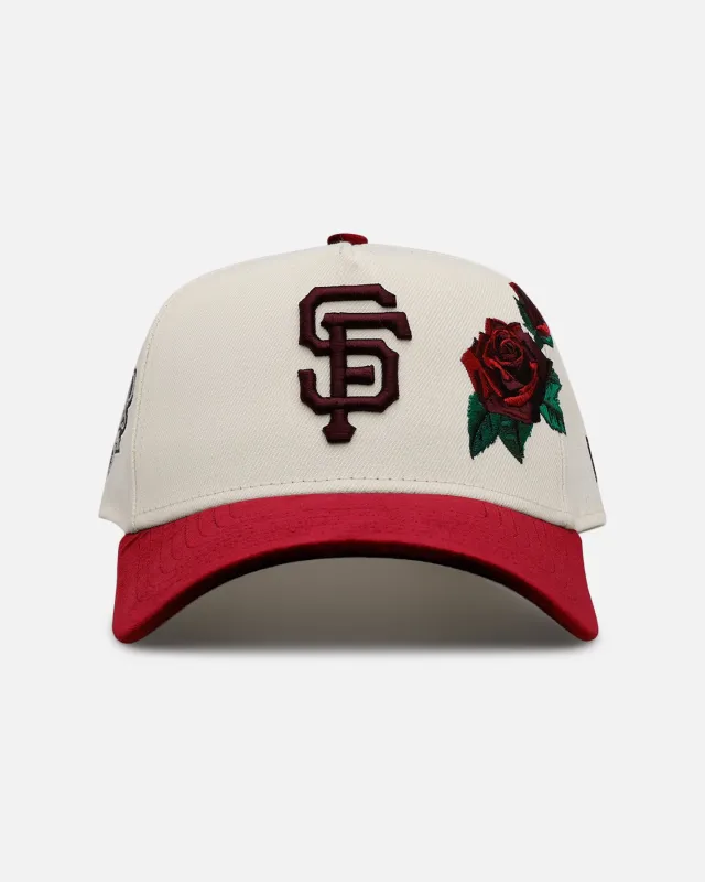New Era San Francisco Giants 'Velvet Roses' 9FORTY A-Frame Snapback Chrome sold by Culture Kings