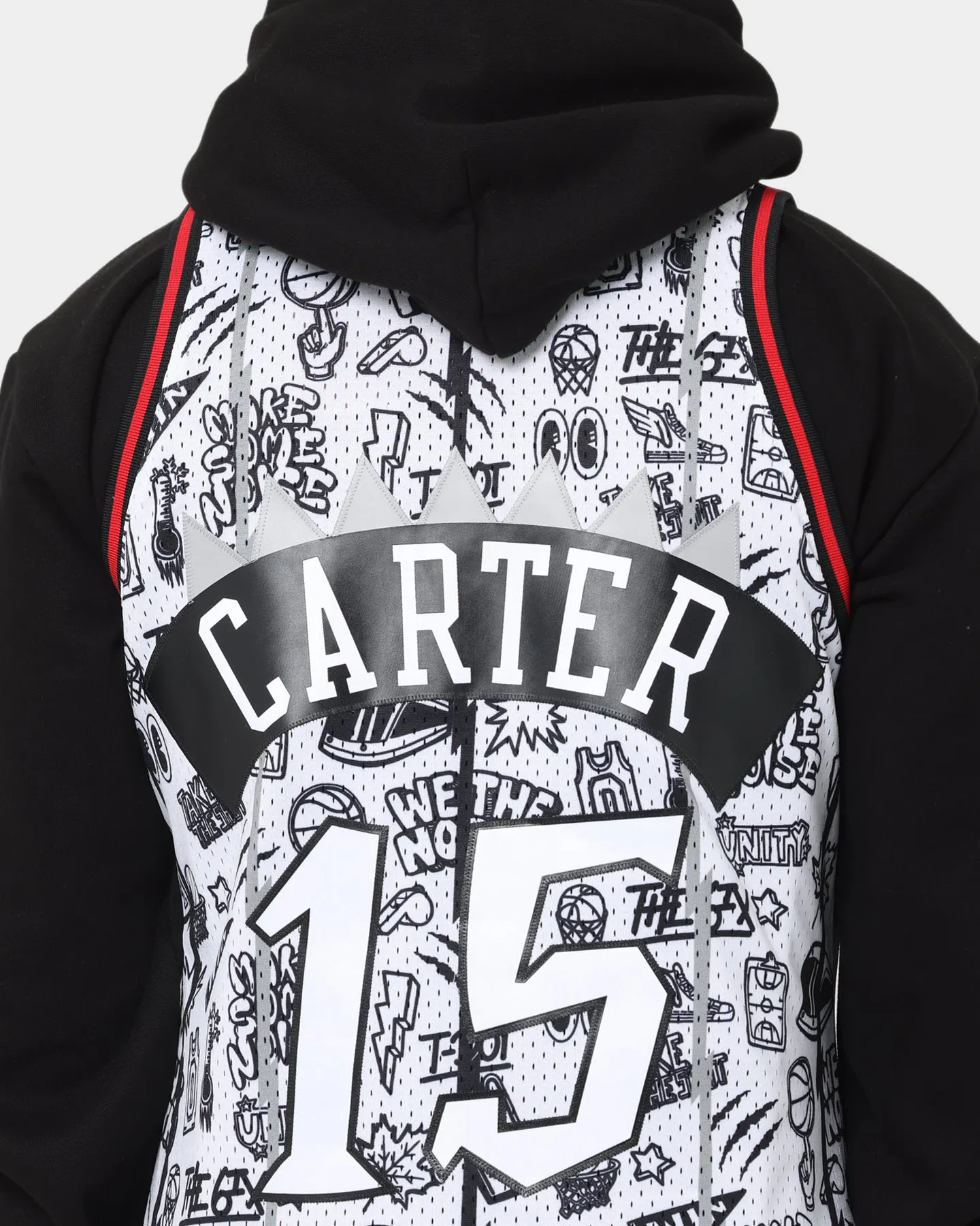 Mitchell & Ness Toronto Raptors Vince Carter #15 1998-1999 Doodle Swingman Jersey White sold by Culture Kings product image thumbnail 5
