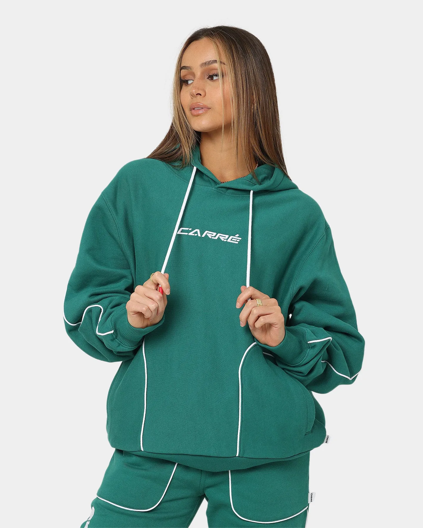 Carre Ange Hoodie Deep Teal sold by Culture Kings