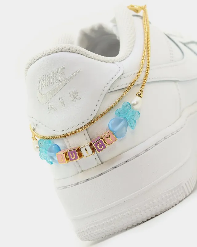 Raising Hell Women's Juicy Shoe Chain Iced Gold made by Culture Kings