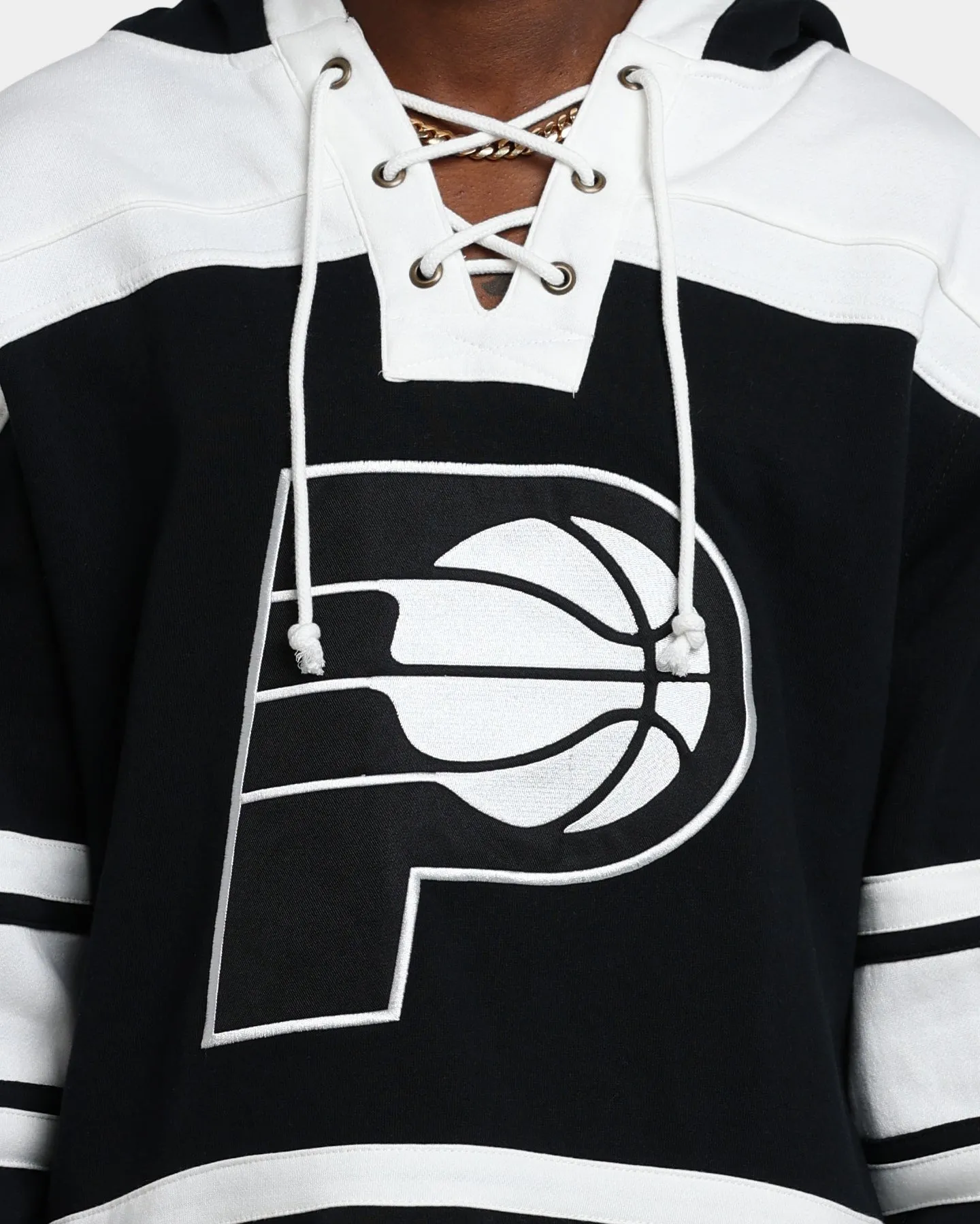 47 Brand Indiana Pacers Superior Lacer Hoodie Jet Black sold by Culture Kings product image thumbnail 3