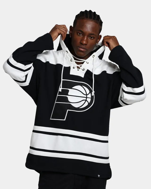 47 Brand Indiana Pacers Superior Lacer Hoodie Jet Black sold by Culture Kings