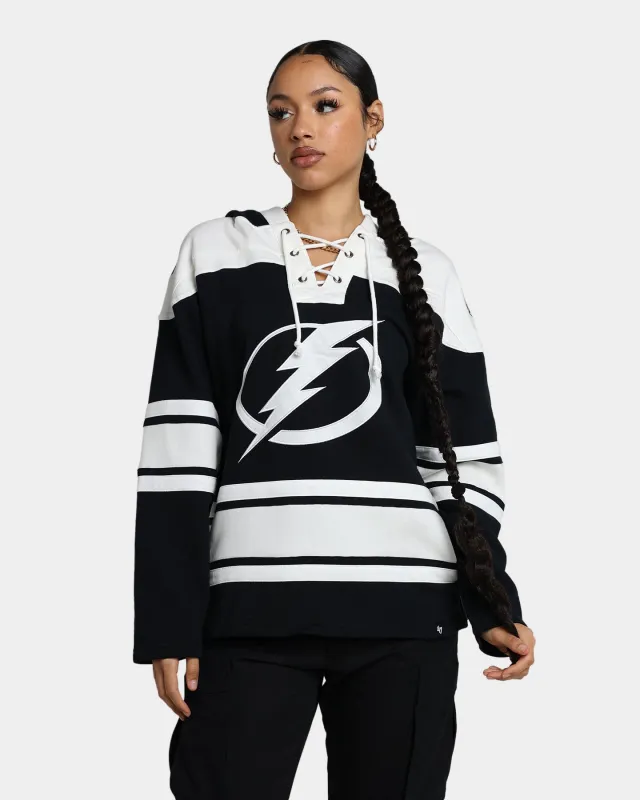 47 Brand Tampa Bay Lightning Superior Lacer Hoodie Jet Black sold by Culture Kings
