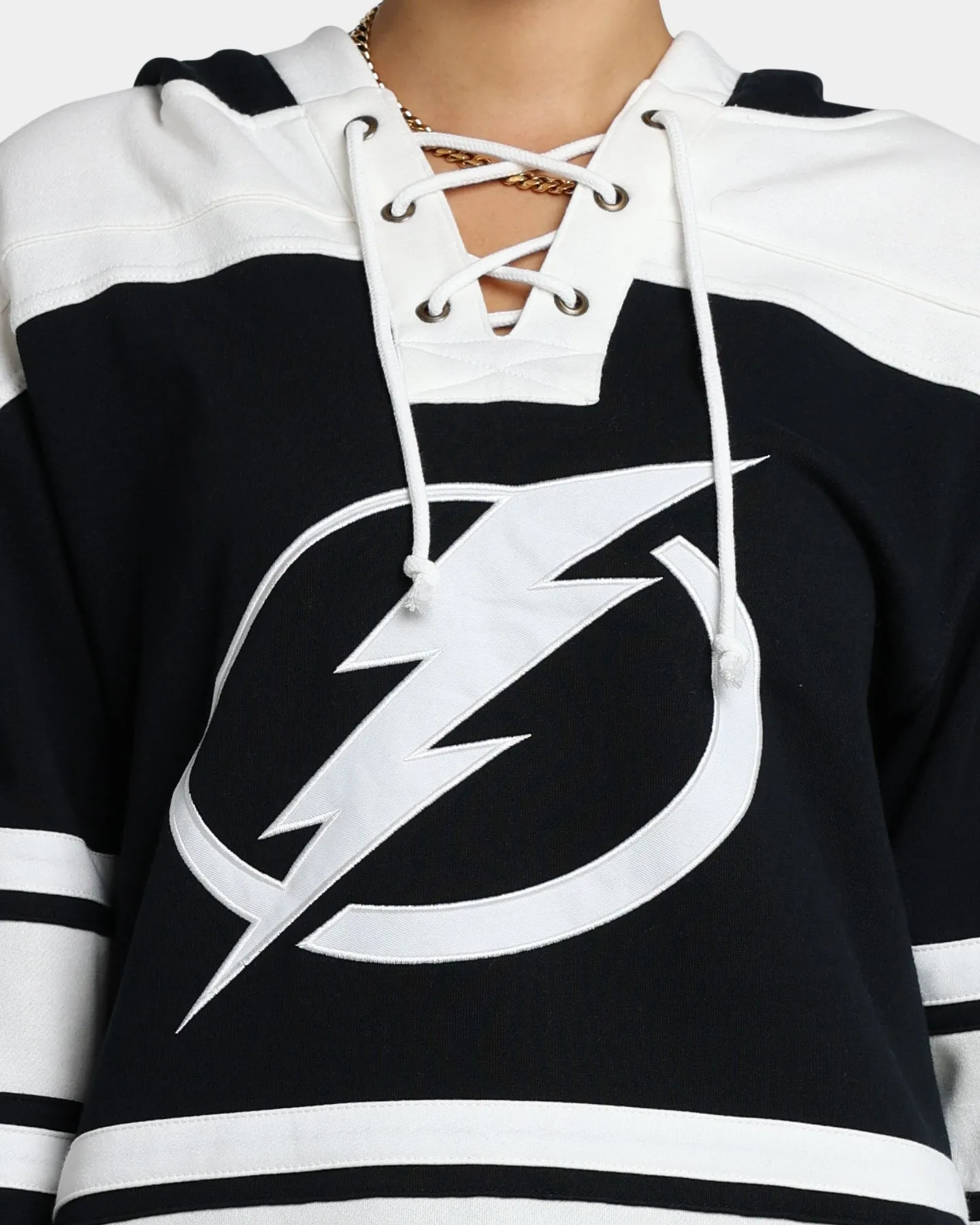 47 Brand Tampa Bay Lightning Superior Lacer Hoodie Jet Black sold by Culture Kings product image thumbnail 3