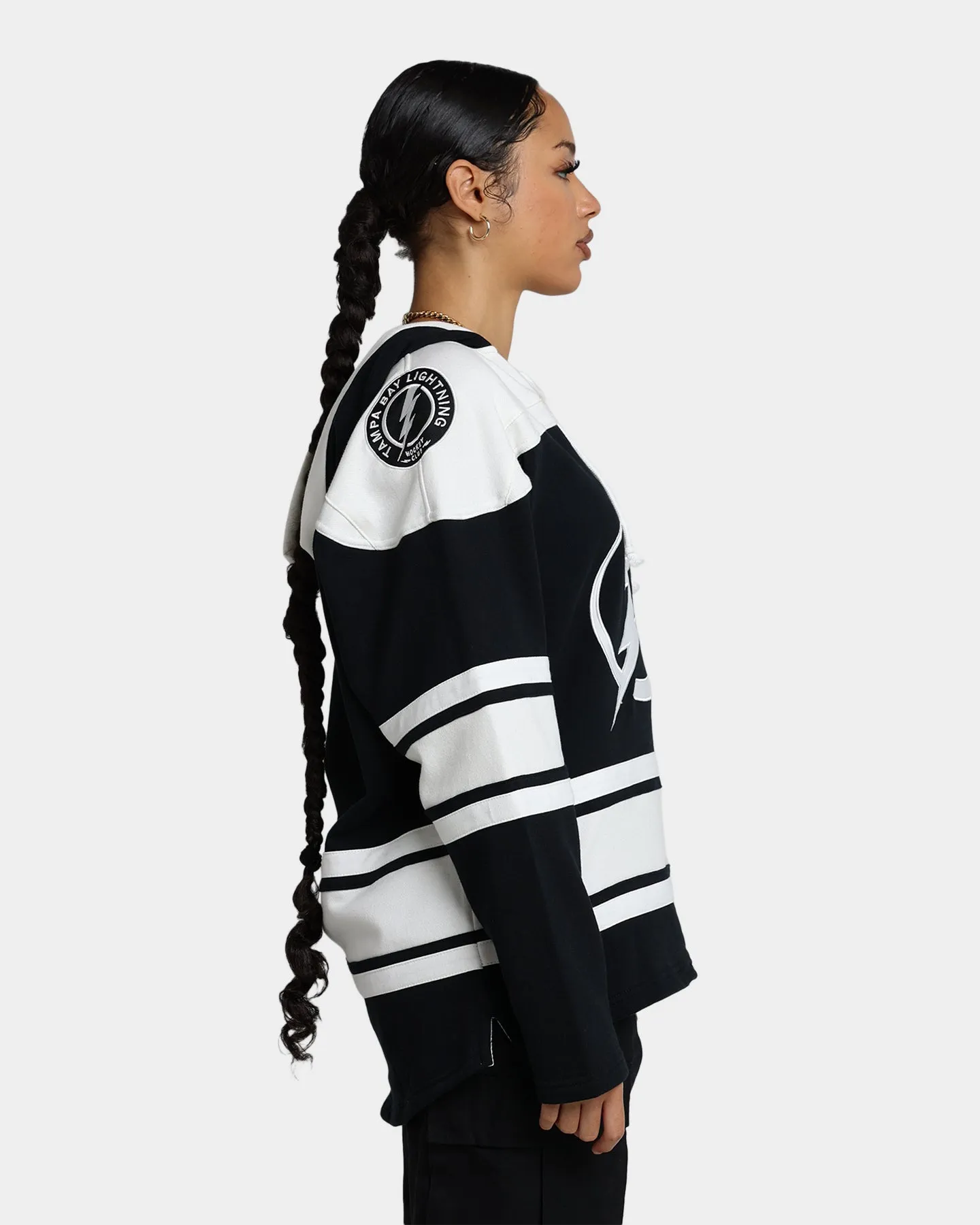 47 Brand Tampa Bay Lightning Superior Lacer Hoodie Jet Black sold by Culture Kings product image thumbnail 5