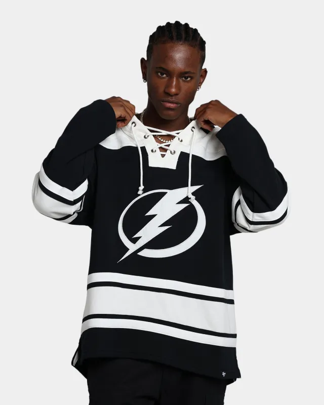47 Brand Tampa Bay Lightning Superior Lacer Hoodie Jet Black made by Culture Kings