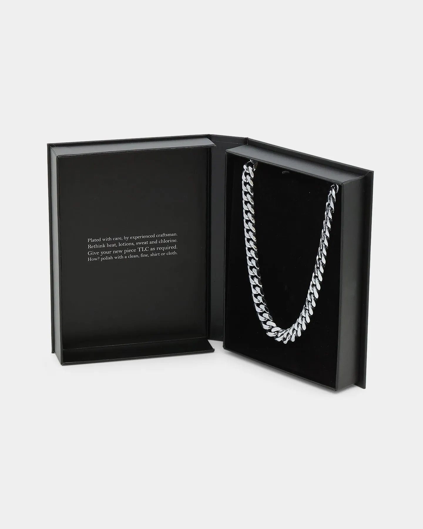 NXS 10mm Cuban Chain White Gold sold by Culture Kings product image thumbnail 3