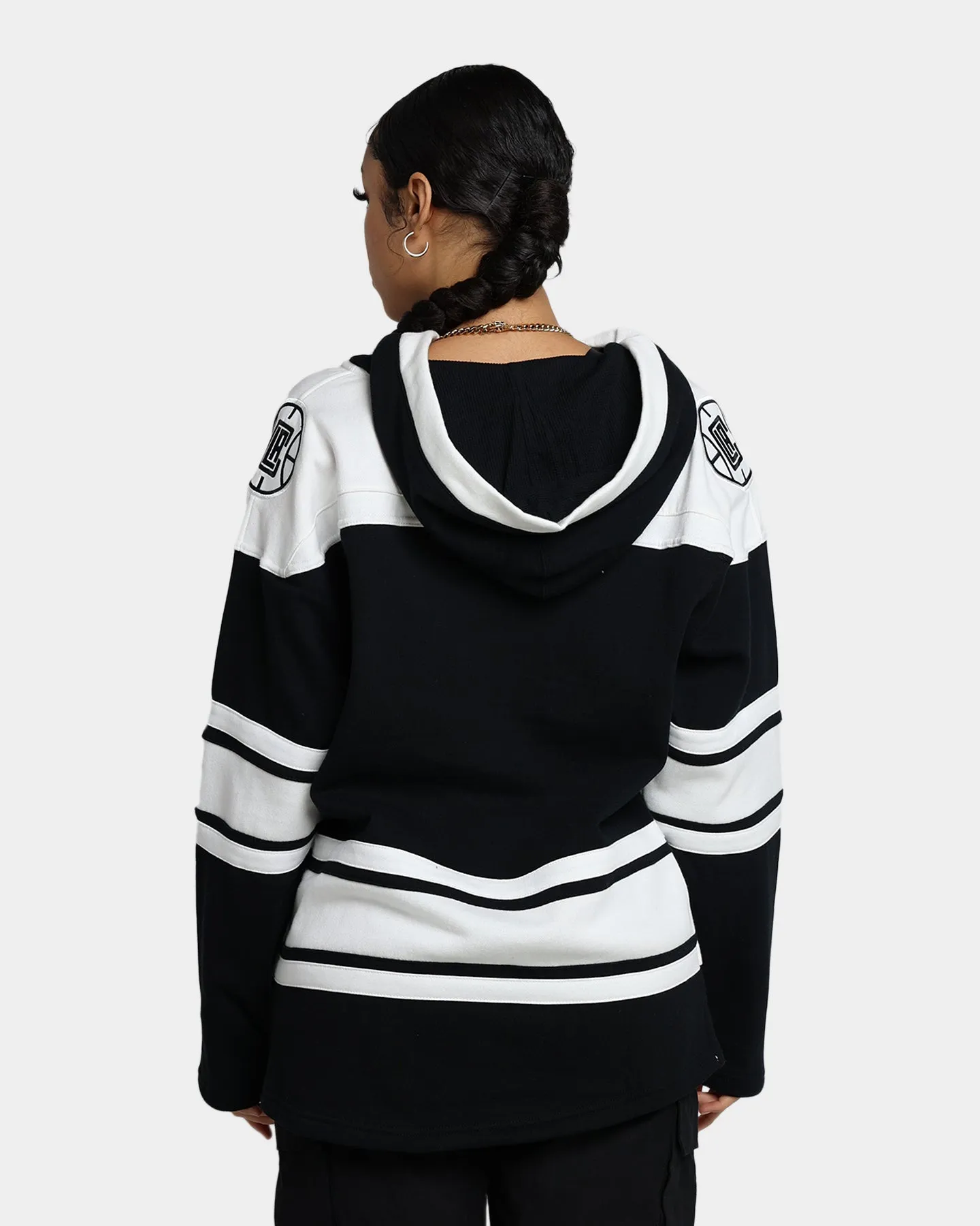 47 Brand LA Clippers Superior Lacer Hoodie Jet Black sold by Culture Kings product image thumbnail 4