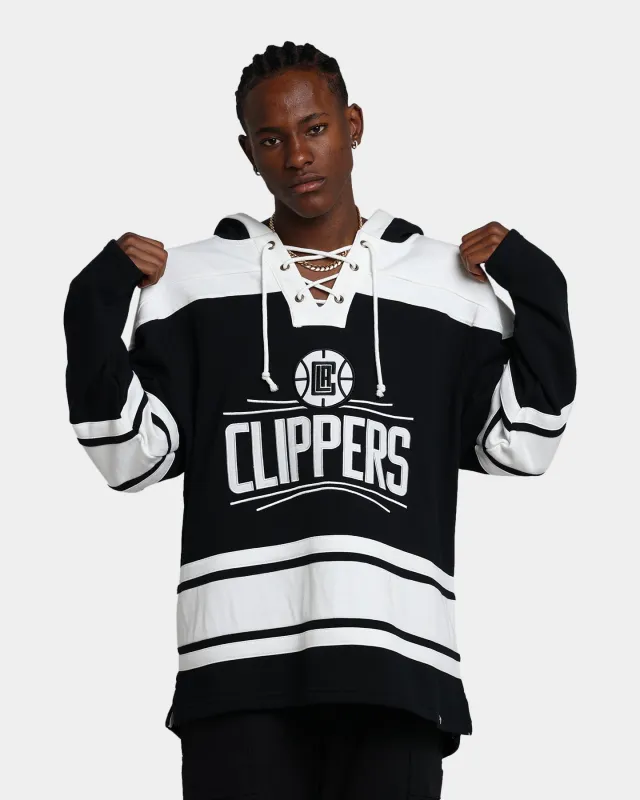 47 Brand LA Clippers Superior Lacer Hoodie Jet Black sold by Culture Kings