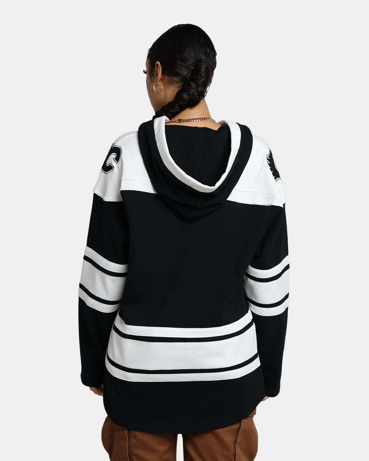 47 Brand Calgary Flames Superior Lacer Hoodie Jet Black sold by Culture Kings product image thumbnail 4