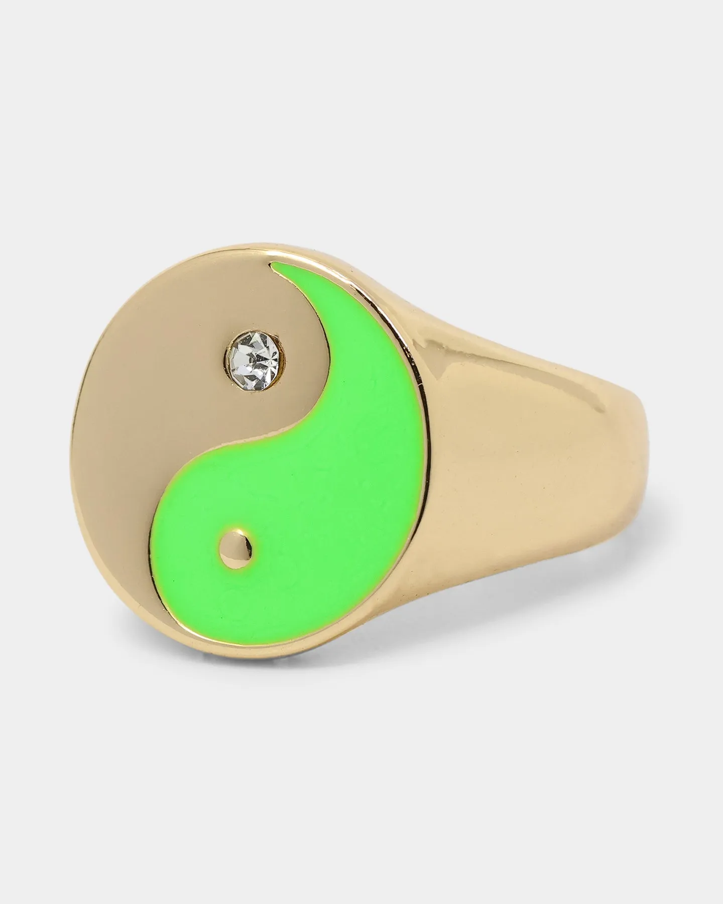 Wild For The Weekend Yin Yang Signet Ring (Large) Gold sold by Culture Kings product image thumbnail 4