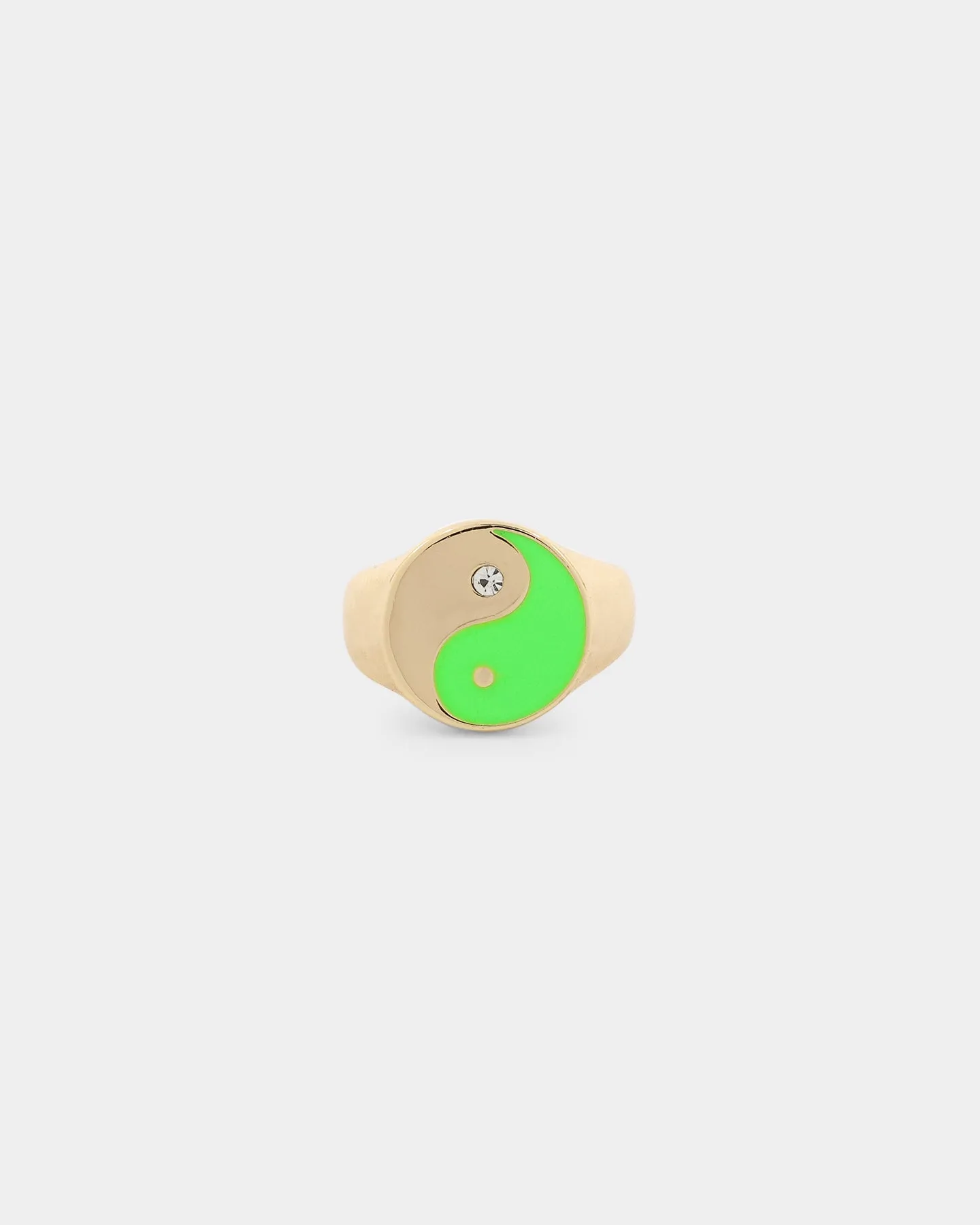 Wild For The Weekend Yin Yang Signet Ring (Large) Gold sold by Culture Kings product image thumbnail 2