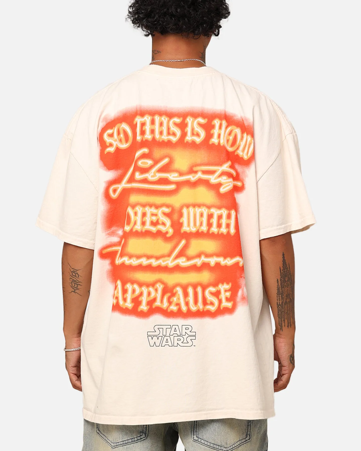 Star Wars Padmé Heavy T-Shirt Off White sold by Culture Kings product image thumbnail 3