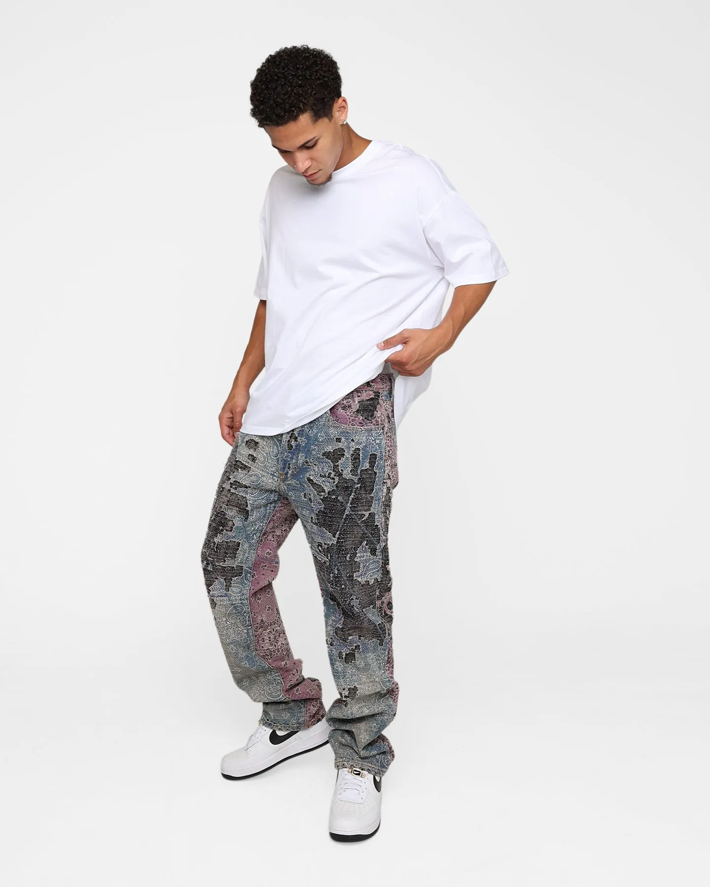 MNML V488 Boro Denim Jeans Multi sold by Culture Kings product image thumbnail 2