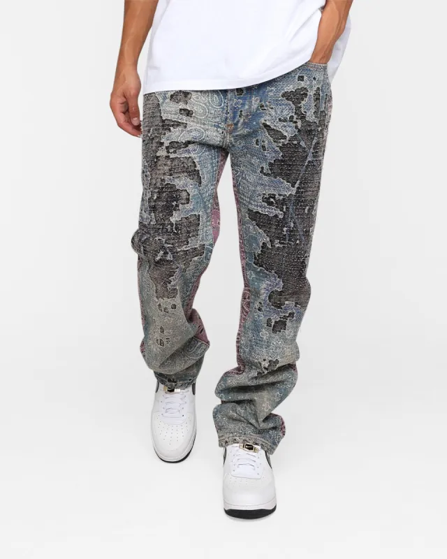 MNML V488 Boro Denim Jeans Multi sold by Culture Kings