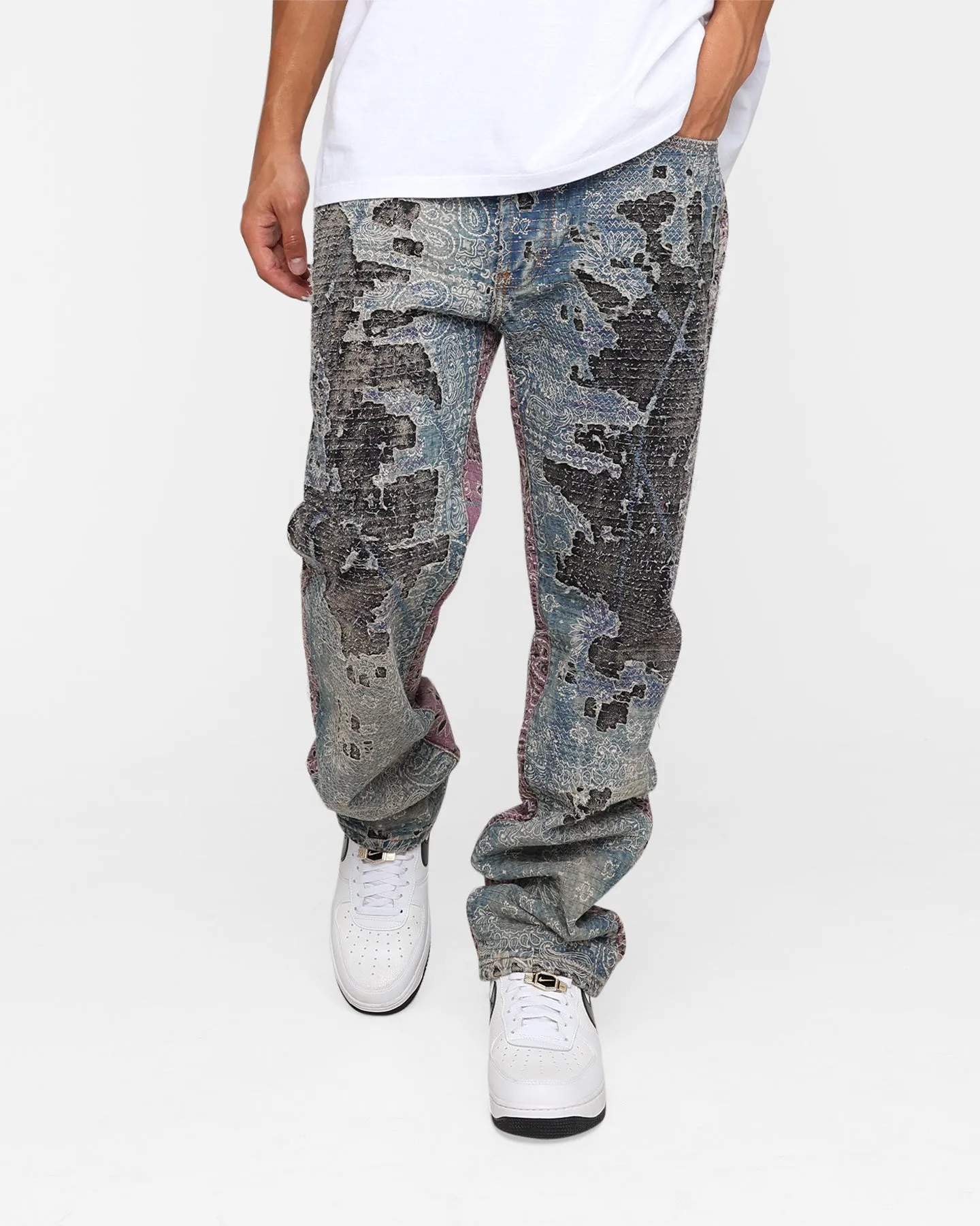 MNML V488 Boro Denim Jeans Multi | Parallel